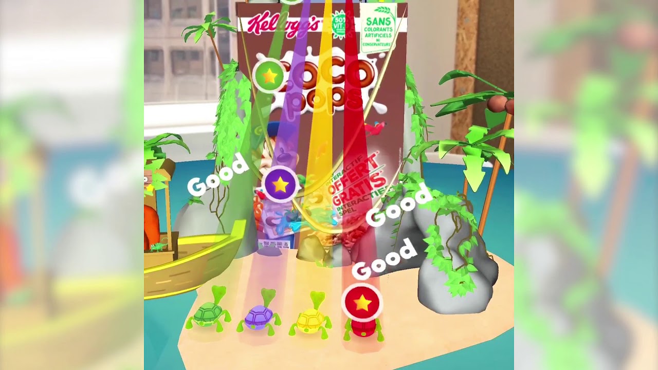 Kellogg's Augmented Reality Island Adventure by Blippar