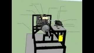 Motor nissan td27 modelo 3d