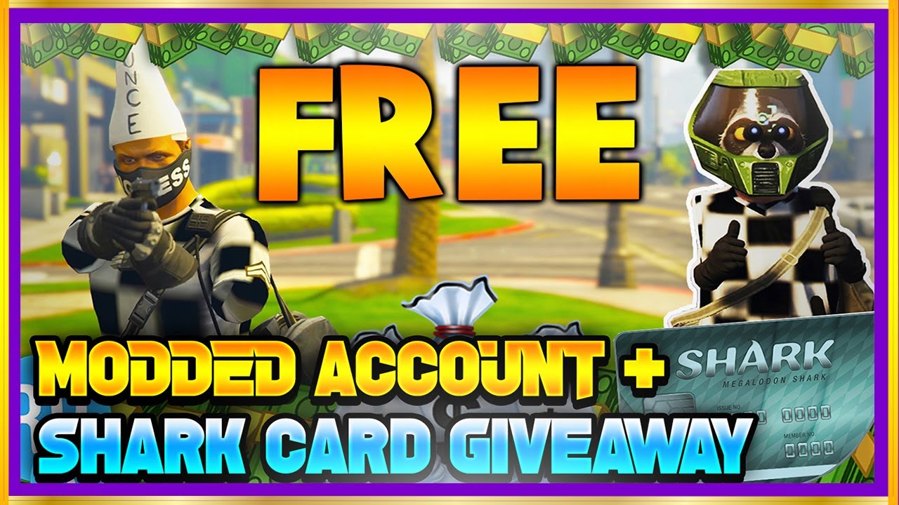 100K!! *FREE* GTA 5 MODDED ACCOUNT + $8,000,000 SHARK CARD GIVEAWAY! + NEW  GTA 5 MONEY GLITCH 1.40 ! - YouTube - 