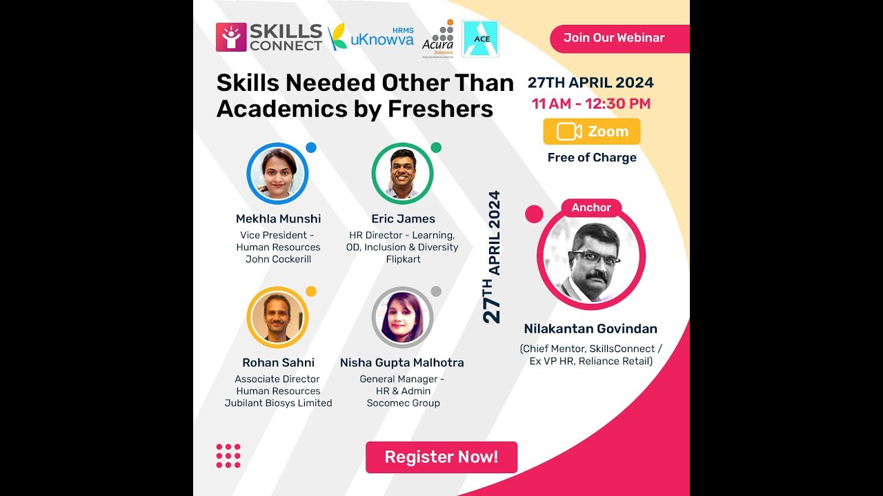 Skills Needed Other Than Academics by Freshers.