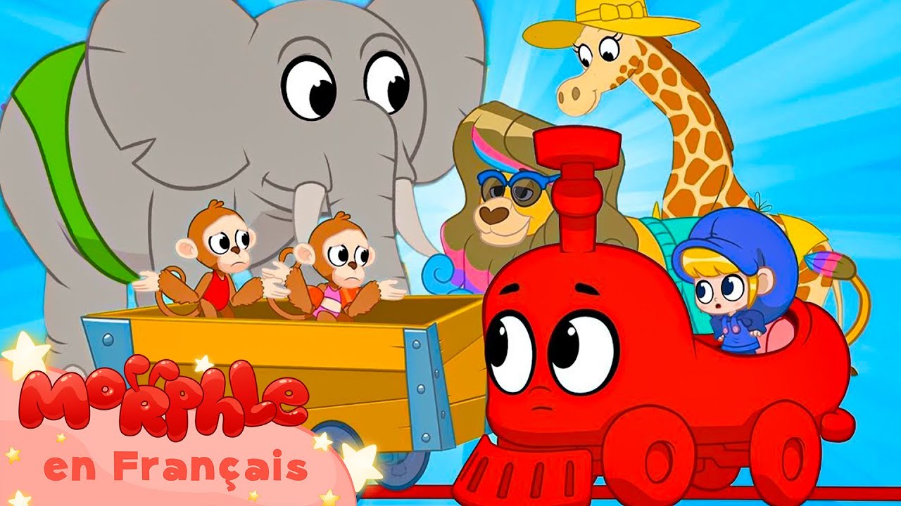Morphle en Français | Train des animaux - Morphle TV | Dessins Animés ...