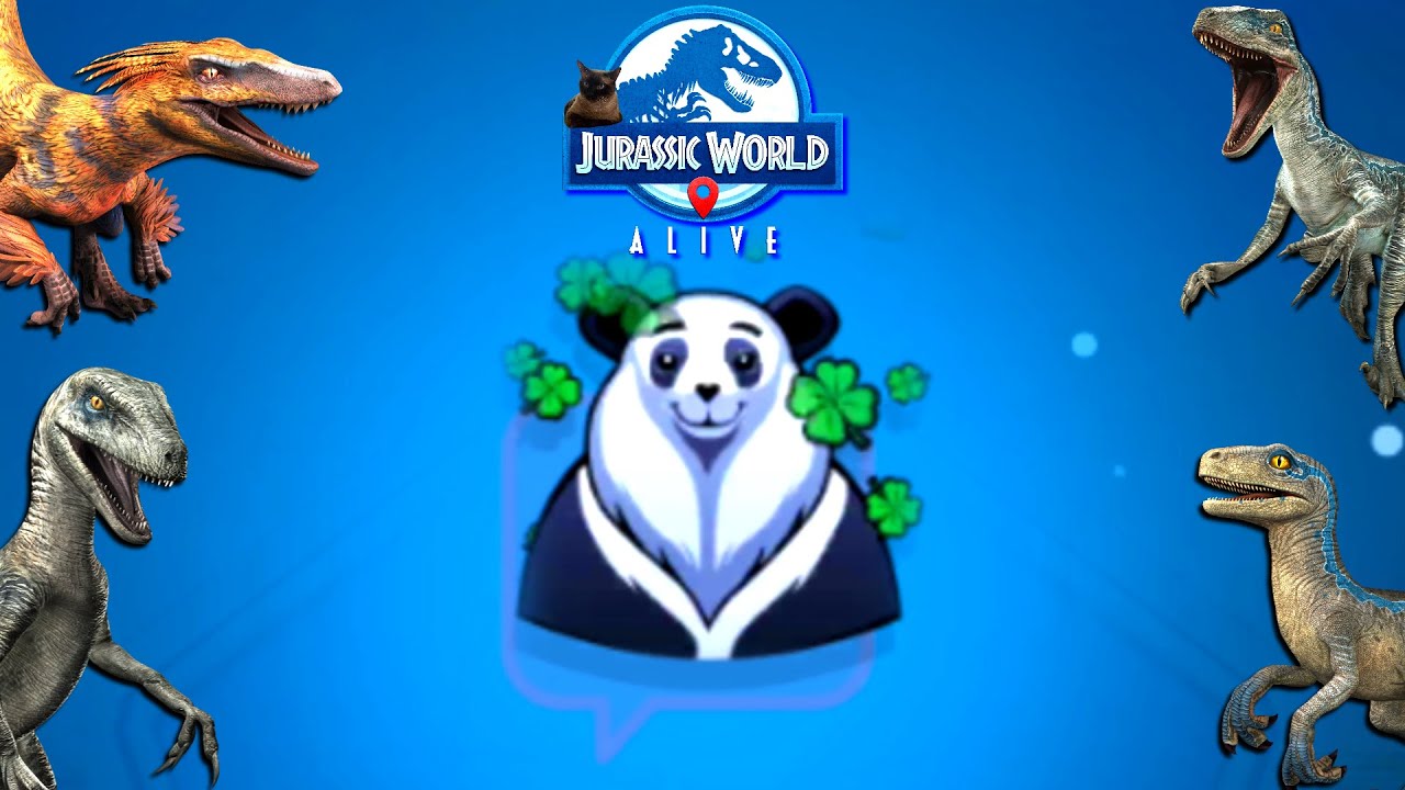 Lucky Panda Emote! 🐼 All New Jurassic World Alive 2.22