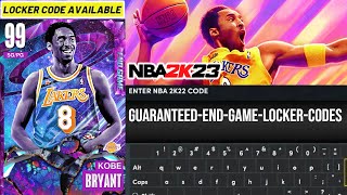 GUARANTEED END GAME KOBE BRYANT LOCKER CODES NBA 2K23 MYTEAM LOCKER CODES (NBA 2K23 LOCKER CODES)