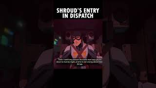 Shroud's entrance #dispatch #shroud #dispatchshorts #gameplayshorta