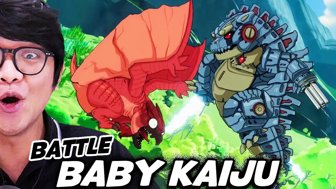 Baby Kaiju Godzilla VS Kong VS Mecha Godzilla VS Rodan‼️