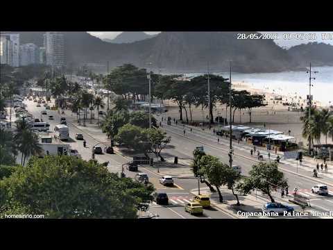 Live webcam view of Copacabana Beach Live Cam