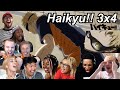 Haikyu!! 3x4 Reactions | Great Anime Reactors!!! | 【ハイキュー!!】【海外の反応】