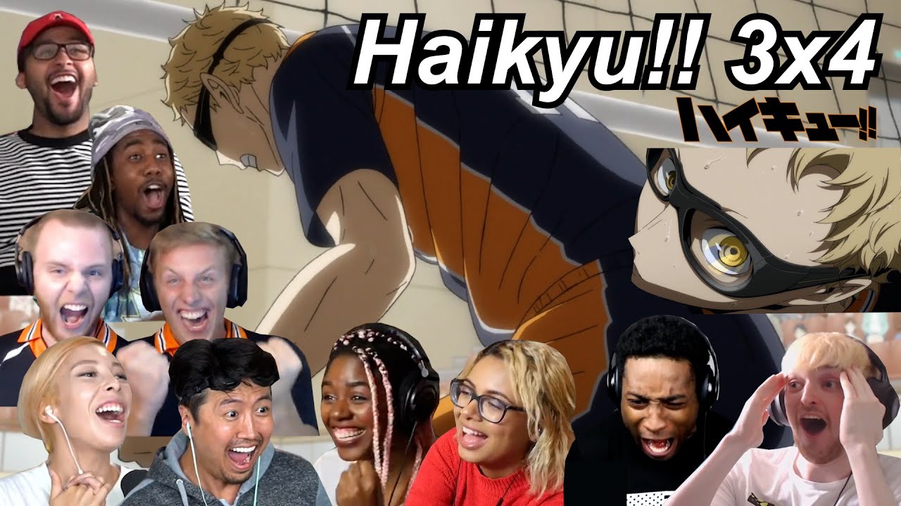 Haikyu 3x4 Reactions Great Anime Reactors ハイキュー 海外の反応 Youtube Haikyu 3x4 Reactions Great Anime Reactors ハイキュー 海外の反応 Youtube