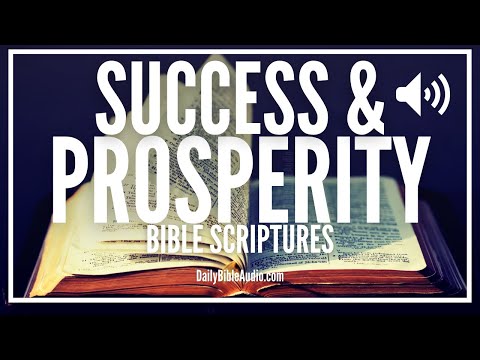 Bible Verses About Success &Amp; Prosperity | Best Audio Scriptures For Succeeding &Amp; Prospering