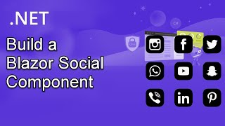 💜 How to Make Blazor Wasm Social Component DotNet 7