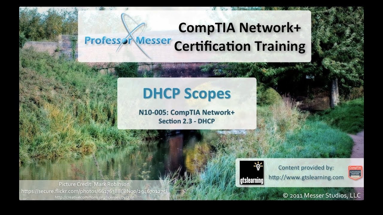 DHCP Scopes - CompTIA Network+ N10-005: 2.3