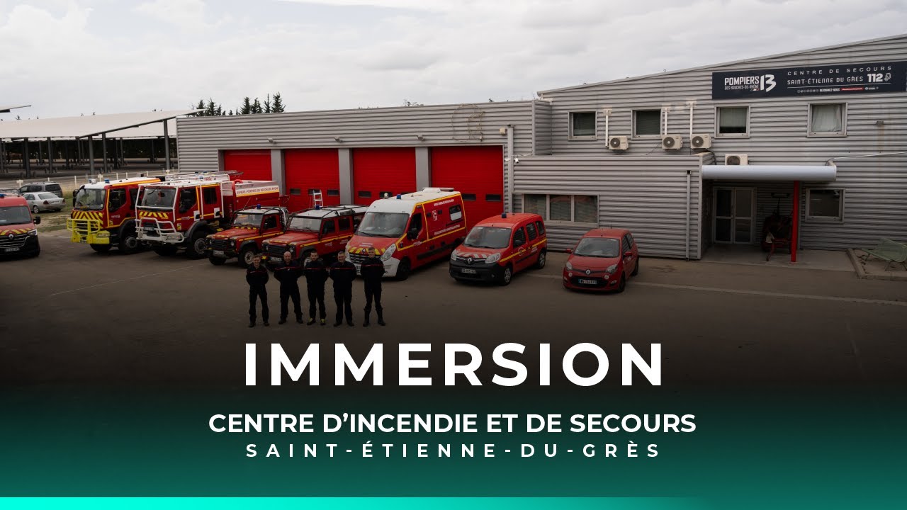 Immersion : accompagnez les Pompiers13 du CIS Saint-Étienne-du-Grès