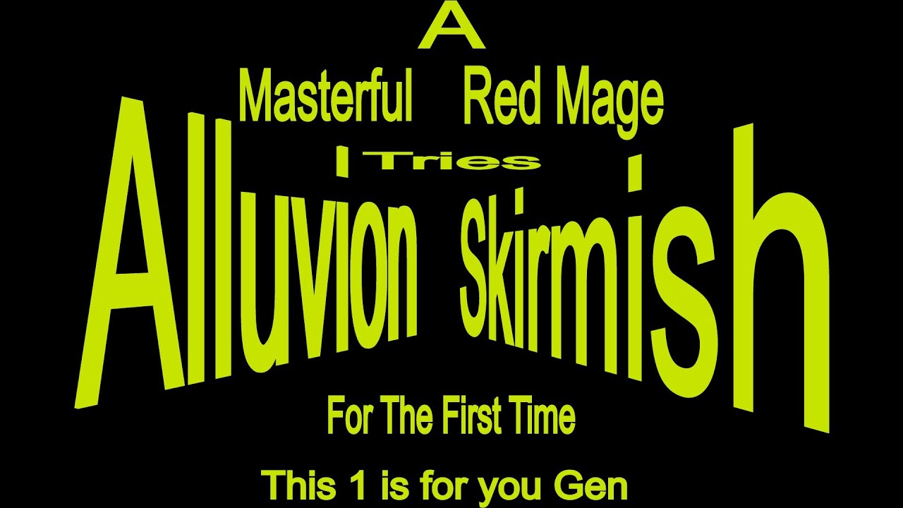 FFXI : Redmage Verses Alluvion Skirmish