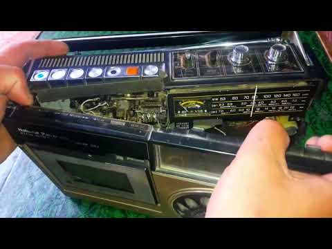 Red Mercury in old Radio national panasonic 3 Band Radio@electricshoqeentv8474