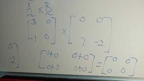 Math O level Matrices