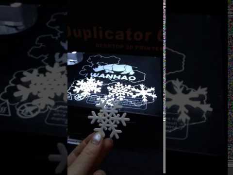 Julstjärnor i plast - 3d skrivare - YouTube