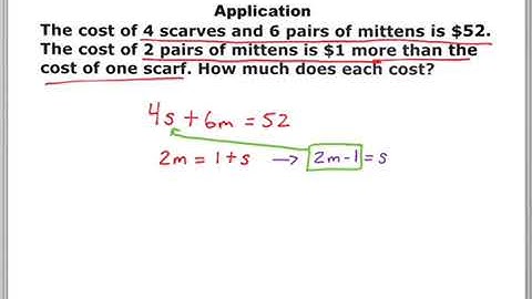 6.4 Lesson Video - Applications with Systems