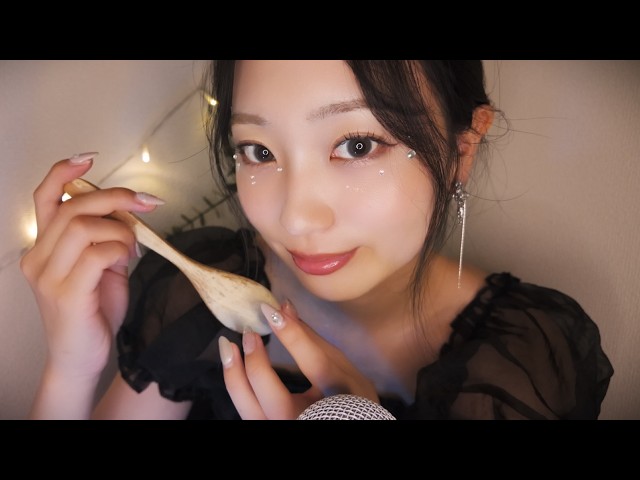 【ASMR】0.1%しか起きてられないと話題の王道ASMR😴マウスサウンド/ハンドムーブメント/スプーンサウンド