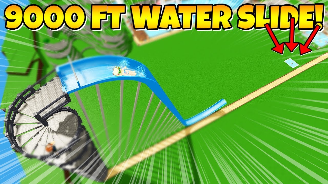 Longest Roblox Slide Ever Made Very Dangerous Youtube - longest water slide ever roblox