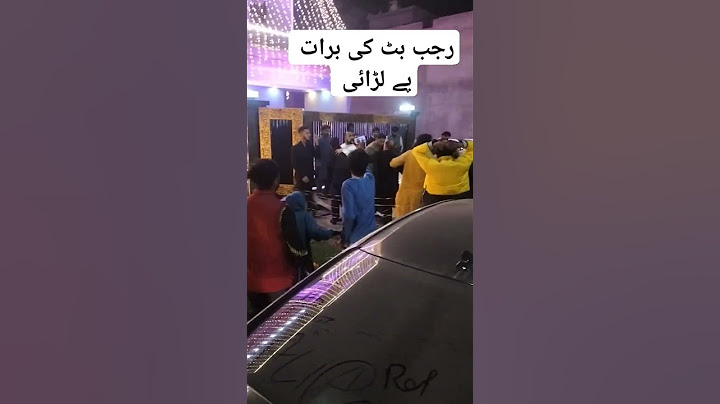 Rajab butt fight on barat @rajabbutt94 @ghazaljawad #fight #trending #viralvideo #shorts #vlog