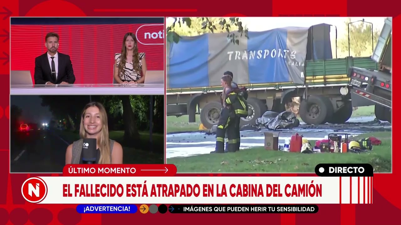 Choque entre camiones y muerte en la Ruta 33 | TELEFE ROSARIO