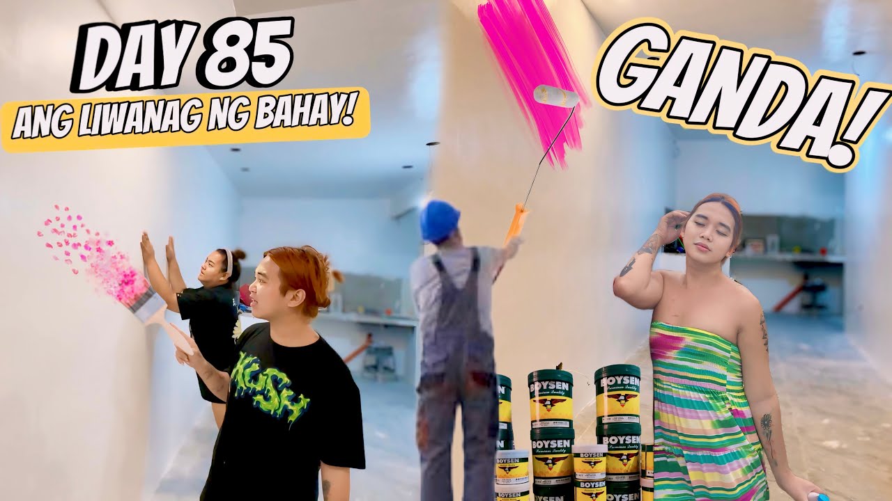 FINALLY! TAPOS NA ANG PINTURA SA BAGONG BAHAY (MALAPIT NA BUMILI NG GAMIT!)