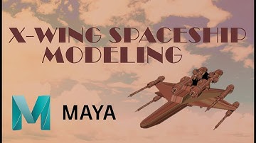 X Wing Fighter 3d Model Demo Maya 2022