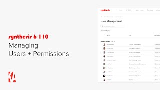 S6 110: Manage Users + Permissions