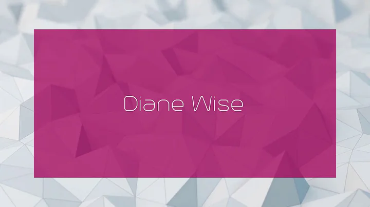 Diane Wise - appearance