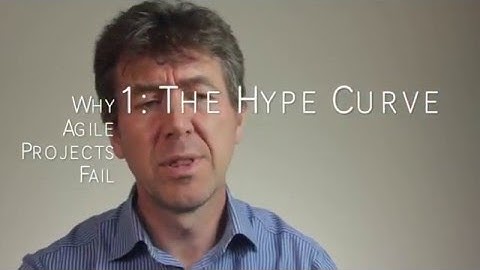 Why agile projects fail - 1: The Hype Curve