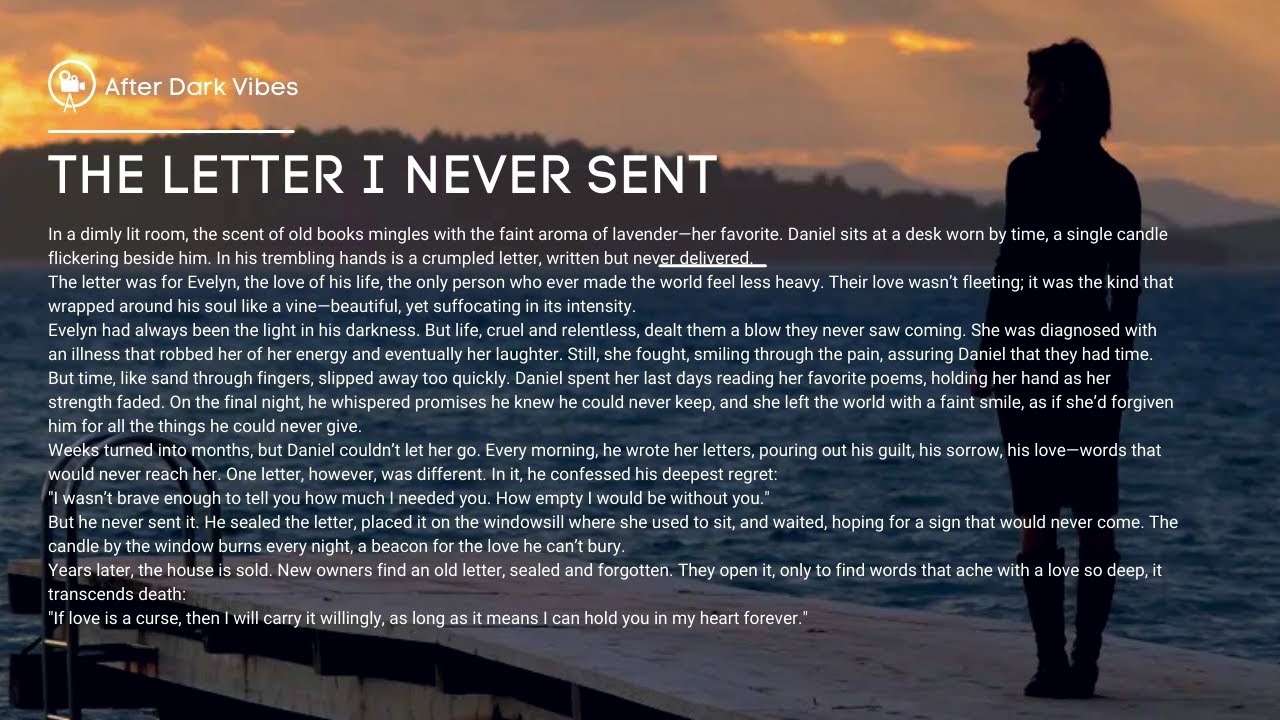 The Letter I Never Sent YouTube
