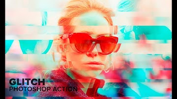 Gif Animated Glitch Photoshop Action Tutorial