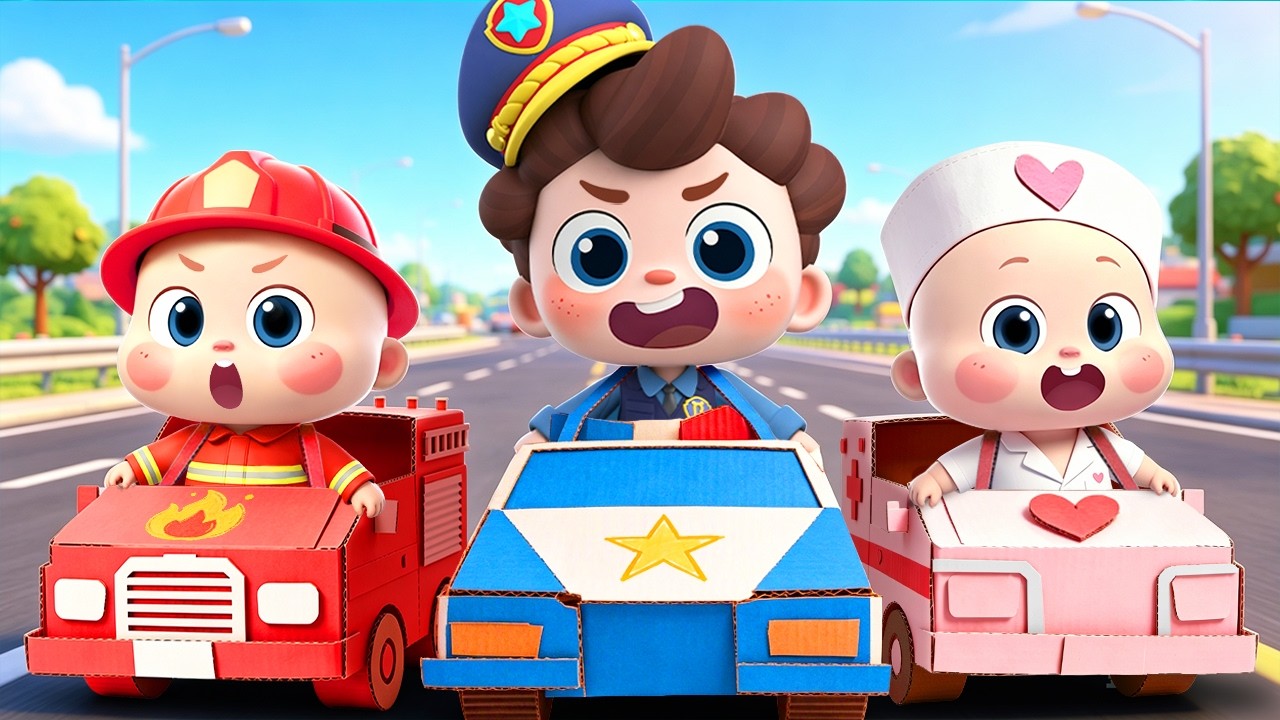 Kids Assemble Street Vehicles | Learn Puzzles | Nursery Rhymes & Kids Songs | BabyBus
