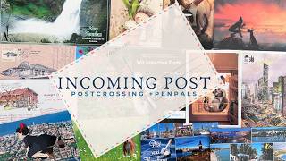 Hello August! Postcrossing Meetup Journal & Incoming Mail