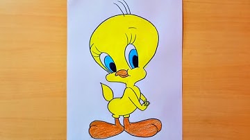 How to Draw Tweety Bird || Looney Tunes || Step by Step