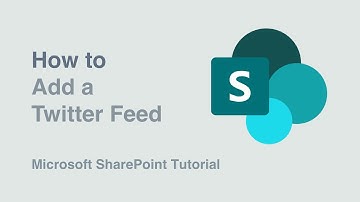 How to add a Twitter Feed to a SharePoint Page