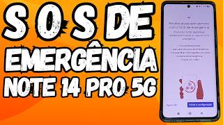 COMO ATIVAR E USAR O MODO SOS DE EMERGÊNCIA DO CELULAR REDMI NOTE 14 PRO 5G
