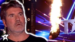 Escape Artist Panics The Judges As He Cant Escape On Britains Got Talent