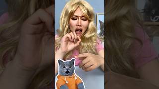 Thumbnail for Never Try To Peel Off A Hangnail!😭🖐️ #funnycat #catmemes #trending