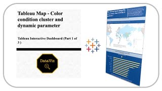 Cluster analysis in #tableau map and how to add parameter - Tableau Dashboard Practice(Part 1 of 3)