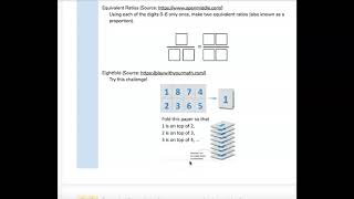 Home Learning Packet Days 1 - 3