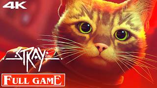 STRAY Gameplay Walkthrough FULL GAME [4K] No Commentary - All Cutscenes