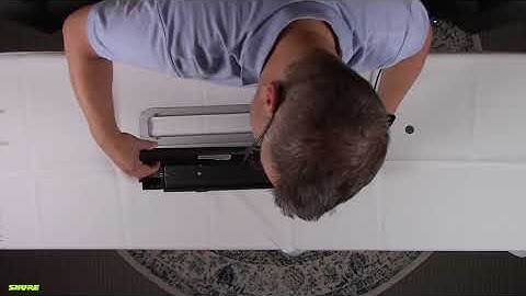 Shure MXA710 Flush Mount Accessory - Installation Video