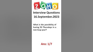 Zoho Interview questions for software developer 2023 | exam question paper |freshers and experienced