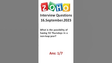 Zoho Interview questions for software developer 2023 | exam question paper |freshers and experienced