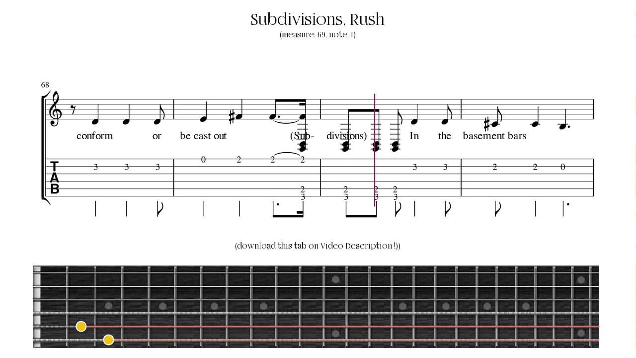 Subdivisions Rush Youtube