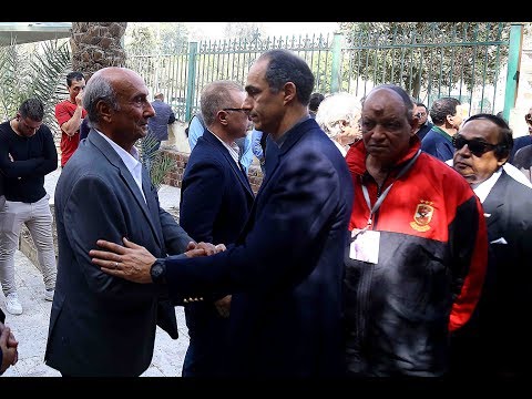 صدى البلد جمال مبارك وزكريا عزمي يشاركان في جنازة سمير زاهر
