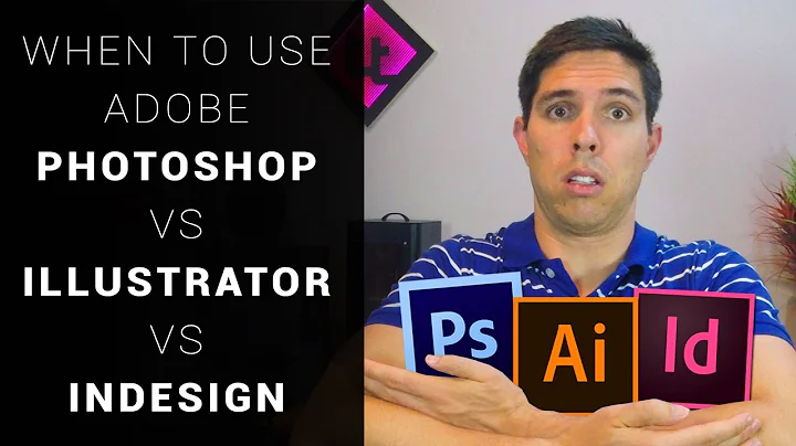 Photoshop vs Illustrator vs Indesign - When to use each one