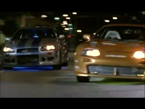 ワイルドスピードX2 R34 GT-R vs スープラ vs S2000 vs RX-7 ノーカット