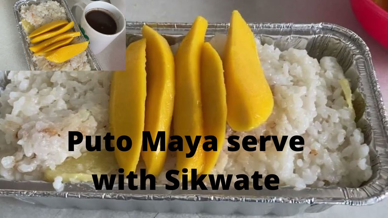 Easy Puto Maya Recipe/ Puto Maya Serve with Sikwate/ No Steam Puto Maya